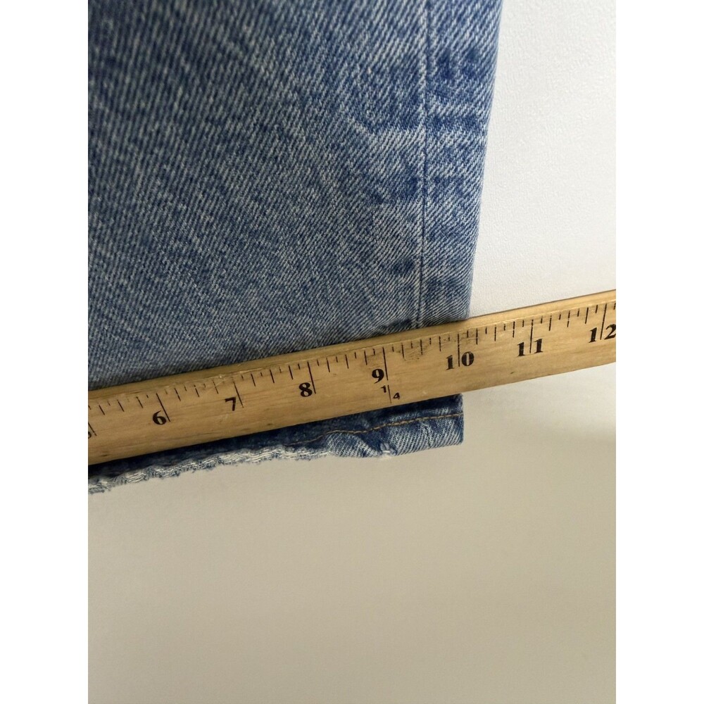 Algode Low Slung Baggy Jeans Womens 27 Blue Light Wash Libertine Relaxed Denim - Picture 10 of 15